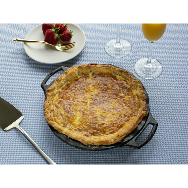 Lodge 9 In. Seasoned Cast Iron Pie Pan with Dual Handles - Anderson Lumber
