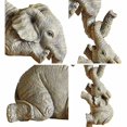 thumbnail image 3 of 1 Uds. Adorno de resina de elefante de amor maternal, espuma de poliestireno más embalaje de cartón, 3 of 5
