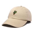 thumbnail image 5 of Dalix Cactus Embroidered Cap Cotton Baseball Summer Cool Dad Hat Mens in Khaki, 5 of 5