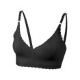thumbnail image 5 of biudgviw Everyday Bras for Women Seamless Scalloped V Neck Adjustable Strap Push up Bras Lightweight Liftup Wireless Bras, 5 of 5