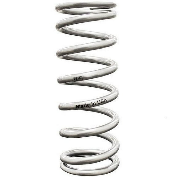 QA1 Precision Products, Inc 9HTSP450 QAP9HTSP450 SPRING, CR-SI HT HIGH TRAVEL 3.8 IN, 9 IN X 450 LBS/IN TAPER PIGTAIL SILVER PC