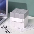 thumbnail image 5 of Elegante soporte para caja de pañuelos en forma de cubo, caja de pañuelos decorativa para tocador, tocador, mesita de noche, mesa, encimera, hogar, oficina, coche, 5 of 5
