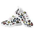 thumbnail image 4 of Pzuqiu Leopard Print Tennis Shoes Girls Size 5 Kids Lightweight Breathable Running Sneakers Outdoor Sport Shoes Mesh Walking Shoes, 4 of 5