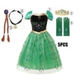thumbnail image 1 of Disfraz con temática de Frozen para niña, vestido de Elsa y Anna, disfraz de fantasía para Halloween, fiesta de cumpleaños, Cosplay, ropa para niños, 1 of 1