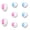 B, variant on Mini Hamster Running Ball for Hamsters, Transparent Exercise Ball Silent Wheel, Small Cage Accessories for Guinea Pigs Rabbits Reduce Boredom Activity