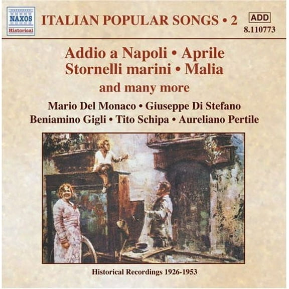 Italian Popular Songs - 2 - Italian Popular Songs - 2 - Music & Performance - CD