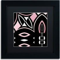 Trademark Fine Art "Daring Deco IV" Canvas Art by Color Bakery Black Matte, Black Frame