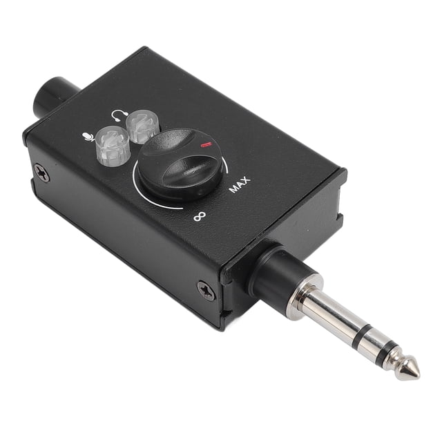 Mixer Mobile Phone Sound Converter 6.35MM Interface PC Sound Card Mixer Sound Converter for Live Streaming Broadcast Recording