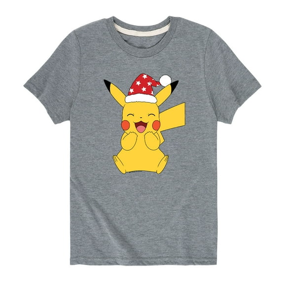 Pokémon - Pikachu Happy - Youth Short Sleeve Graphic T-Shirt