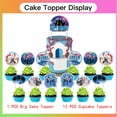 thumbnail image 4 of Mamma Mia Party Supplies Decor Cups Fans Decorations Honeycomb Centerpieces Cake Toppers, 4 of 6