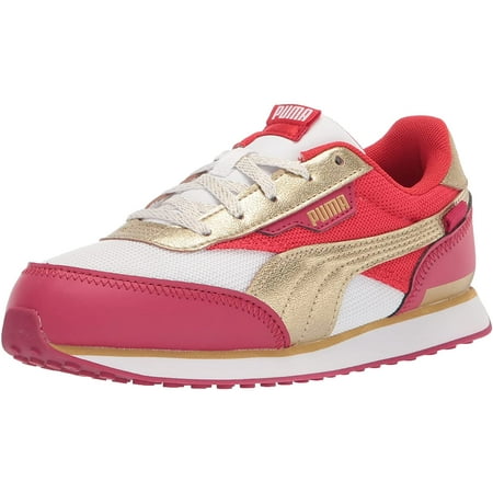 

PUMA Unisex-Child Future Rider Sneaker Big Kid 8-12 Years 6 Big Kid Puma White-persian R