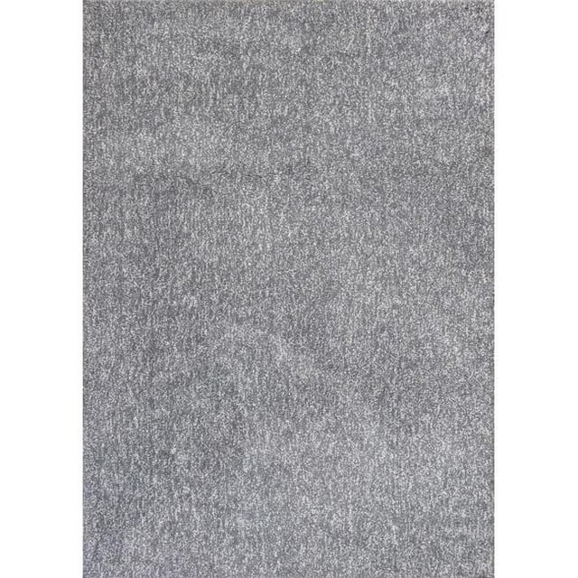 HomeRoots 353414 27 x 45 in. Polyester Grey Heather Area Rug