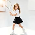 thumbnail image 2 of LIIPEE Solid Color Skirt For Girls Casual Elastic Waist Cute A Line Skirts Kids Comfortable Breathable Everyday School Wear,11-12 Years, 2 of 6
