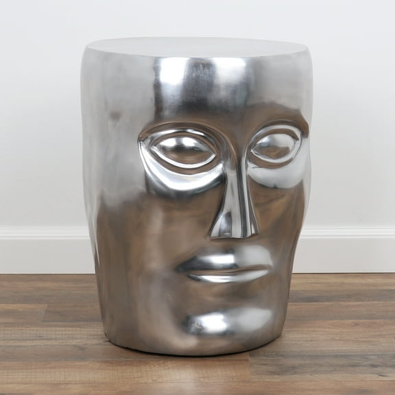 Rutledge & King Metal Face Stool - Metal Accent Side Table