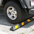 thumbnail image 6 of Guardian Parking Stop, 4 Foot Long Rubber Curb with Mounting Holes, Black/Yellow, 6 of 10