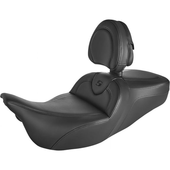Saddlemen Roadsofa Black Seat w/Driver Backrest (808-07B-187BR)