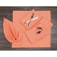 thumbnail image 6 of Native Fab Reusable Houndstooth Cloth Napkin 18x18 Cotton Set of 12 - Orange, 6 of 7