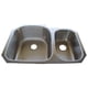 thumbnail image 2 of Fregadero Cocina Submontar 2 Tinas 80x52x23 Eb A31209br Línea Alessia, 2 of 3
