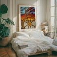 thumbnail image 5 of Captains Cup - Painting Nautical Sunset Boat Seascape Coastal Sailboat Coffee Unframed Wall Art Print 18 x 24 inches, 5 of 13