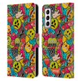 thumbnail image 1 of Head Case Designs Officially Licensed emoji® Graffiti Colours Leather Book Wallet Case Cover Compatible with Samsung Galaxy S21 5G, 1 of 6