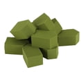thumbnail image 2 of 10 unids/caja tapa de aluminio enlatada Pentagonal seco húmedo doble uso polvo Facial esponja de maquillaje verde oscuro, 2 of 8