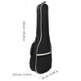thumbnail image 2 of Portátil Impermeable de algodón Acolchado Ukulele 4 Cuerdas Hawaii Guitarra Gig Llevar Bolso Mochila, Negro (21"o 23"). (23") Unbranded YQ02365-02, 2 of 5