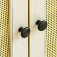 thumbnail image 3 of Spaco 31.5' Storage Cabinet with 2 Rattan Doors Bedroom Furniture, Natural, 3 of 6