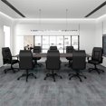 thumbnail image 2 of Pemberly Row Modern LeatherPlus Spring Tilt Office Chair in Black, 2 of 8