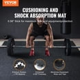 thumbnail image 2 of Baldosas de gimnasio VEVOR de 1,4 cm de grosor con parte superior de goma EVA, 25 unidades, 2 of 9