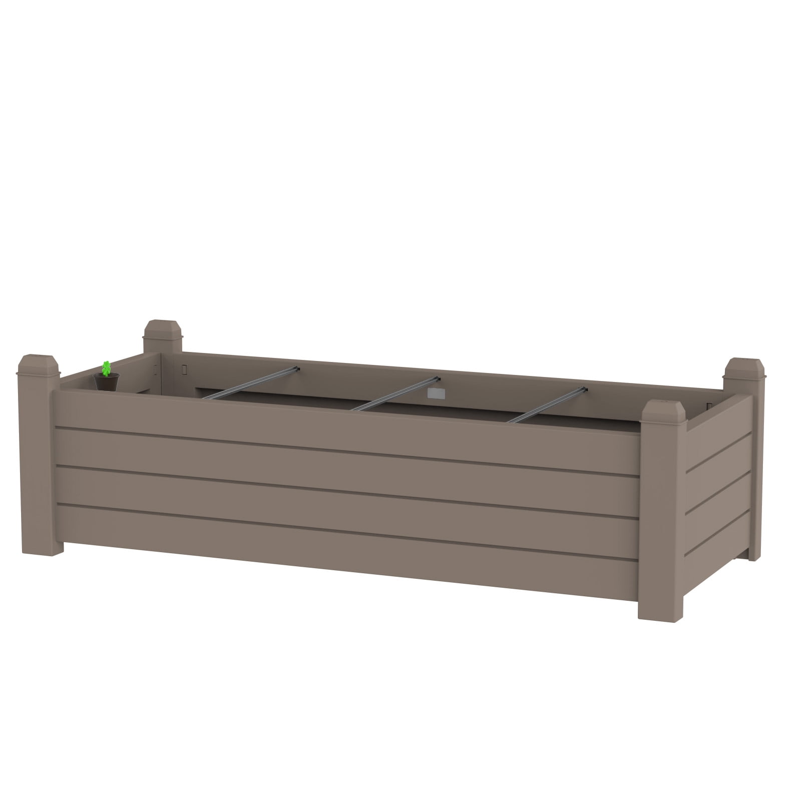 MINDYES Raised Garden Bed , Planter Raised Garden Boxes Outdoor, Raised Garden Beds for Vegetables 43.31*17.72*12.6 inch