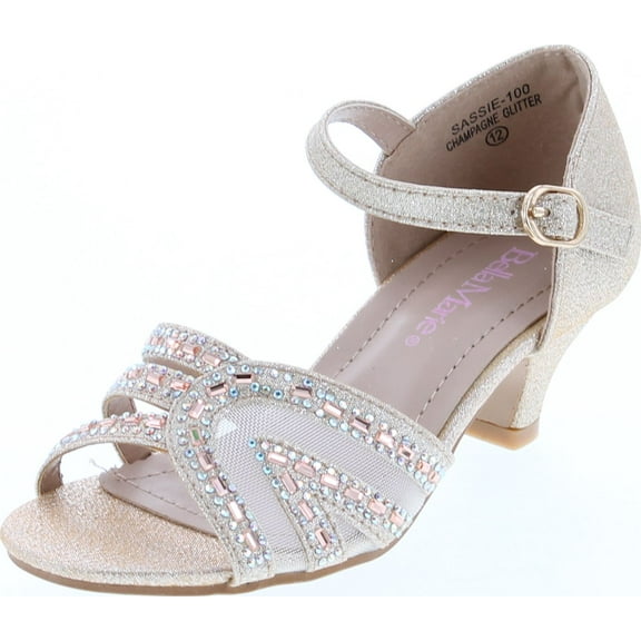 Bella Marie Girls Sassie-100 Dress Heel Sandals