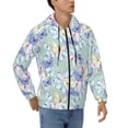 thumbnail image 4 of Zip Up Hoodies for Men - Colorful Butterfly Long Sleeve Comfrt Men'S Fashion Hoodies & Sweatshirts, Jackets for Men Hoodies Pullover Clothing Clothes with Pouch, 4 of 5