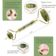 thumbnail image 2 of Set de masajeador facial fuvooi Jade Gua Sha con rodillo 5 en 1, 2 of 9