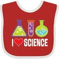 thumbnail image 3 of Inktastic I Love Science Chemistry Teacher Boys or Girls Baby Bib, 3 of 4