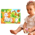 thumbnail image 2 of Wooden Cartoon Stereo Memory Cognition Puzzle Early Educational Toys For Kids, 2 of 2