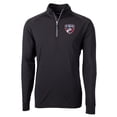 thumbnail image 2 of Men's-Cutter & Buck  Black FC Dallas Big & Tall Adapt Eco Knit Stretch Recycled Quarter-Zip Pullover, 2 of 3