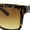 Tortoise - Brown, variant on Hipster Flat Top Horn Rim Thick Plastic Rectangular Sunglasses Tortoise - Brown