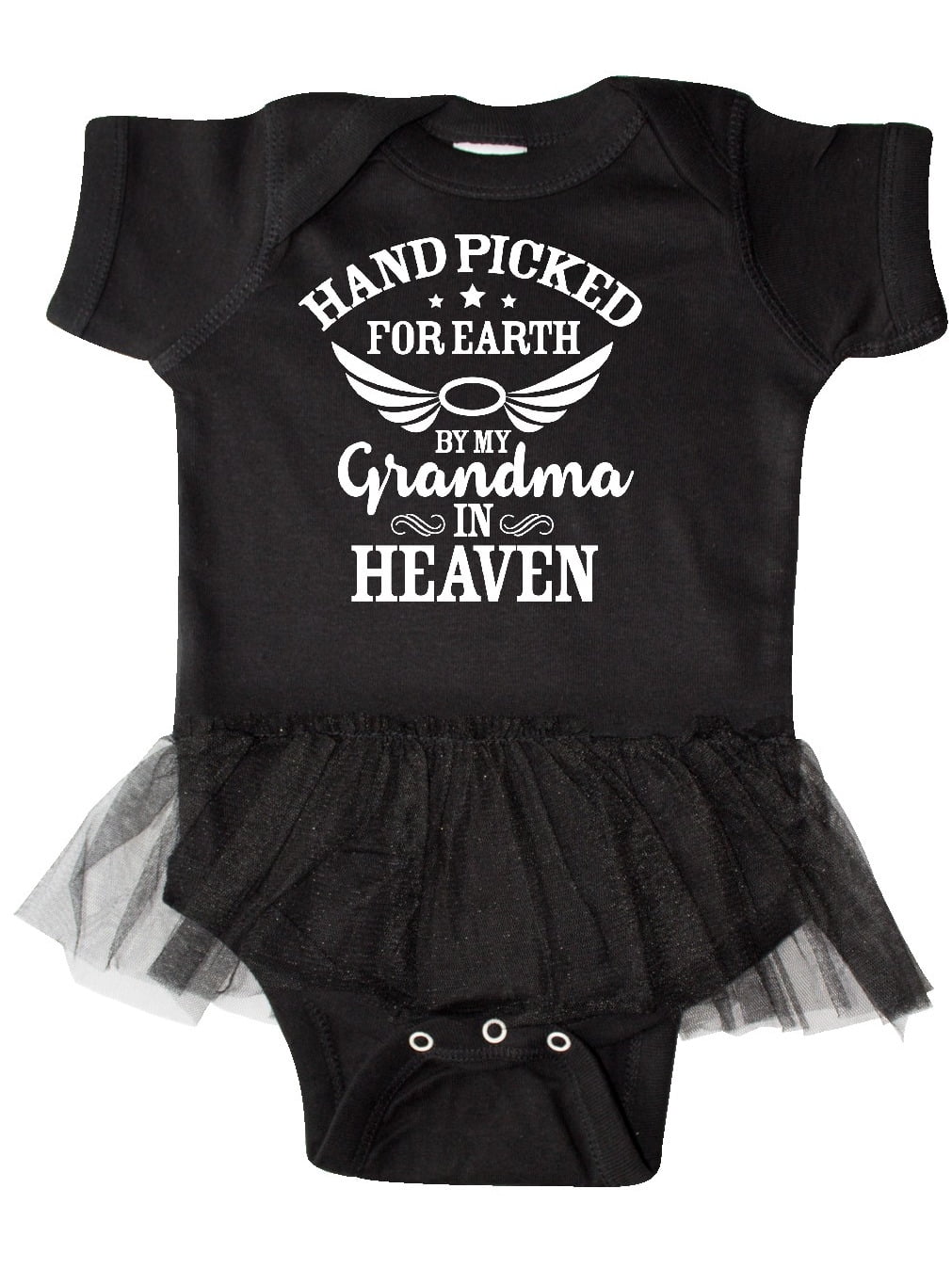 inktastic Handpicked for Earth by My Grammy in Heaven with Infant Tutu Bodysuit