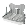 thumbnail image 4 of Pet Potty Dog Toilet Urine Pad Holder Leakproof with High Splash Guard for Indoor Puppy Training Small Dogs, 4 of 9