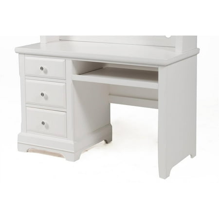 Beatrice Youth Student Desk In White Finish Com Beatrice Youth Student Desk In White