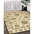 thumbnail image 3 of Ahgly Company Machine Washable Indoor Rectangle Abstract Sun Yellow Area Rugs, 7' x 10', 3 of 7