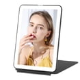 thumbnail image 1 of Espejo de maquillaje de viaje FUNTOUCH recargable con 72 luces LED, 1 of 6