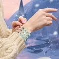 thumbnail image 3 of Alabaster | Silver | Firefly Glass Pebble Bracelet, 3 of 7