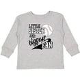 thumbnail image 3 of Inktastic Little Sister and Biggest Baseball Fan Girls Long Sleeve Toddler T-Shirt, 3 of 5