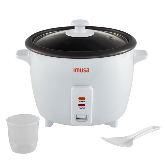 Arrocera eléctrica Imusa 5 tazas cerámica blanca