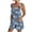 Blue, variant on Nrmvnmi Summer Rompers for Women 2024 Casual Faux Denim Shorts Overalls Adjustable Strap Loose Sleeveless Jumpsuits with Pockets Green 2XLMothers Day Gifts