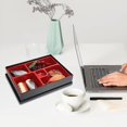thumbnail image 4 of Portable Bento Box Sushi 5 Compartments Japanese Style Lunch Boxes For Catering Office, 4 of 4