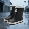 thumbnail image 4 of Caywon Rain Boots Easy-on Rain shoes Waterproof Shoes Outdoor Home Rubber ShoesShort Top Water Shoes Rain Boots(1-9 Years), 4 of 5