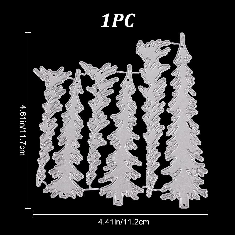 Christmas Tree Border Metal Die Cut For DIY Scrapbooking Greeting...