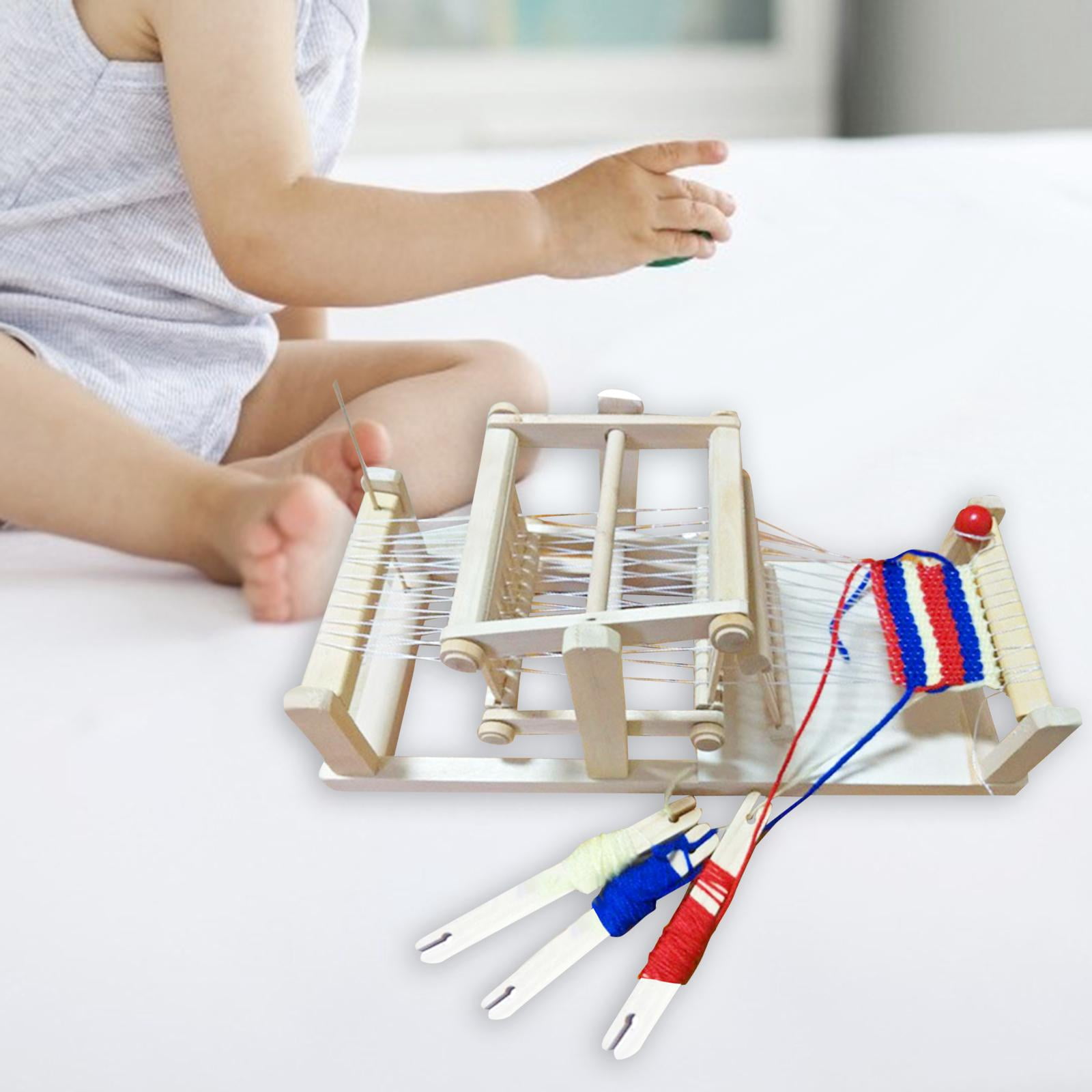 GUOOL Kids Weaving Loom DIY Multifunctional Hand Knitting Machine for Beginners for Hand Eye Coordination Hands on Skills Concentration